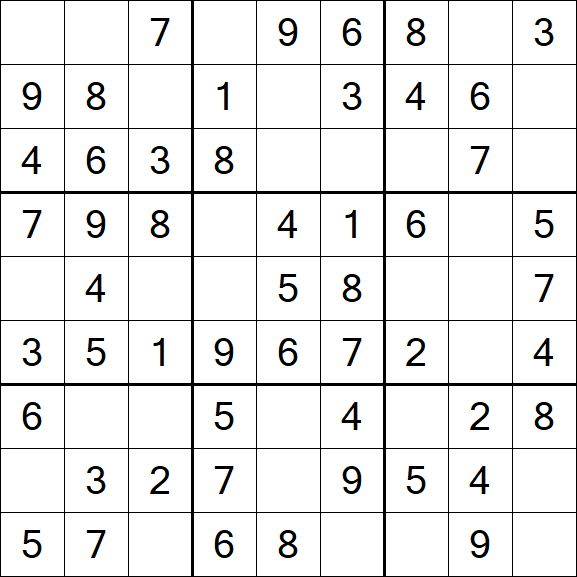 Sudoku - Einfach