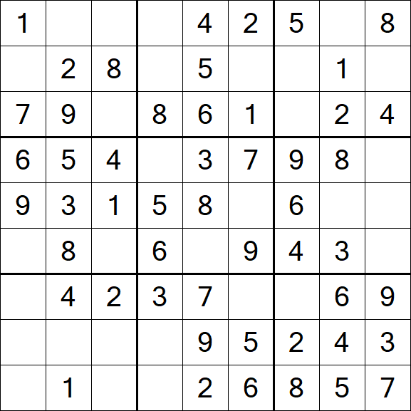 Sudoku - Einfach
