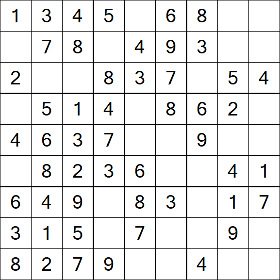 Sudoku - Einfach