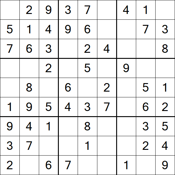Sudoku - Einfach