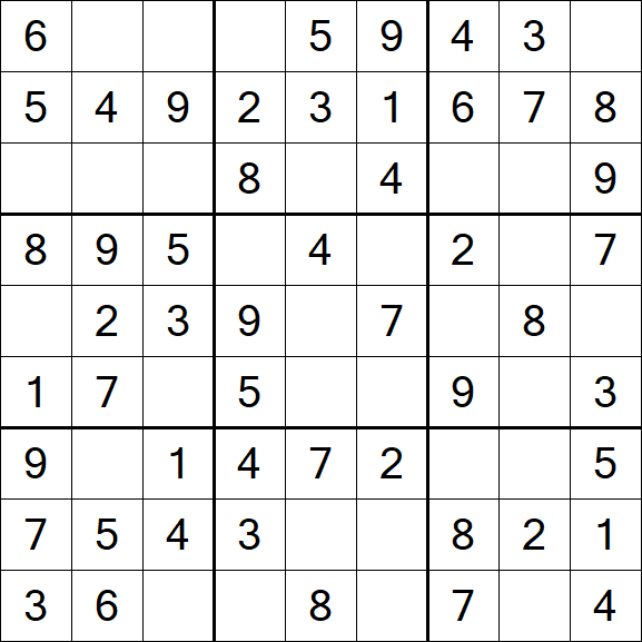 Sudoku - Einfach