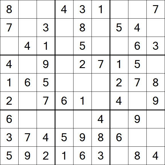 Sudoku - Einfach