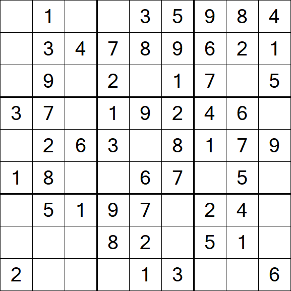 Sudoku - Einfach