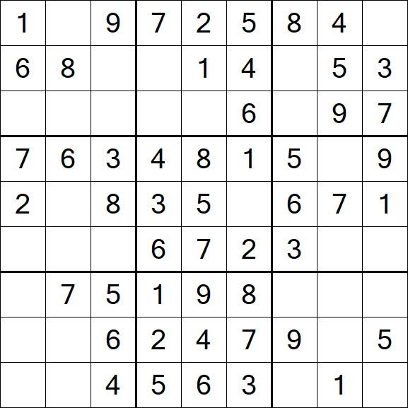 Sudoku - Einfach