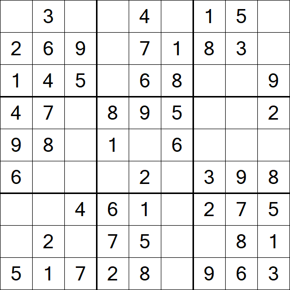 Sudoku - Einfach