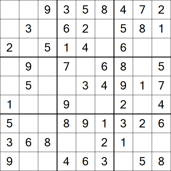 Sudoku - Einfach