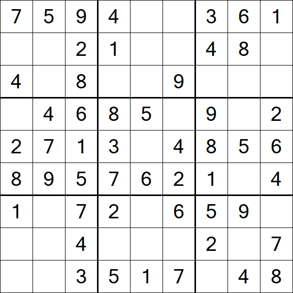 Sudoku - Einfach