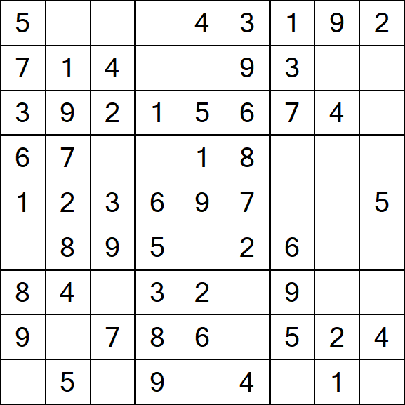 Sudoku - Einfach