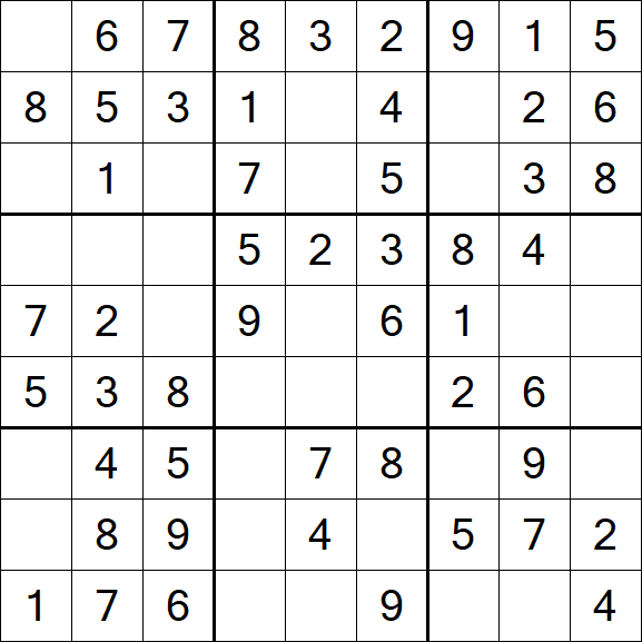 Sudoku - Einfach
