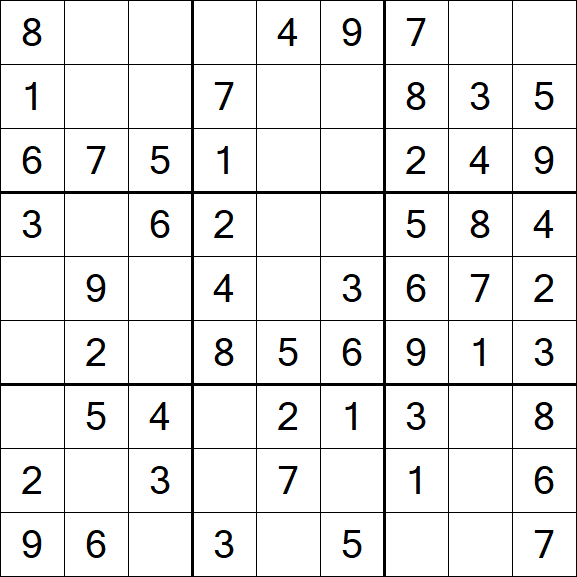 Sudoku - Einfach
