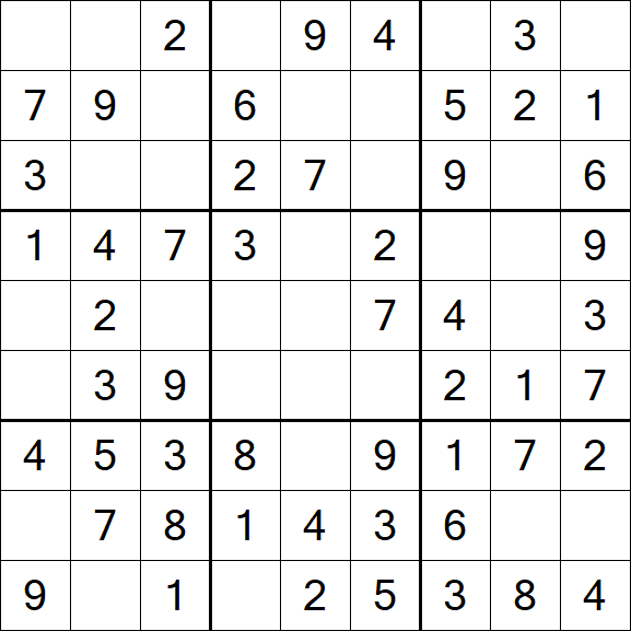 Sudoku - Einfach