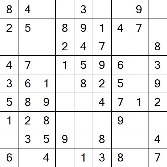 Sudoku - Einfach