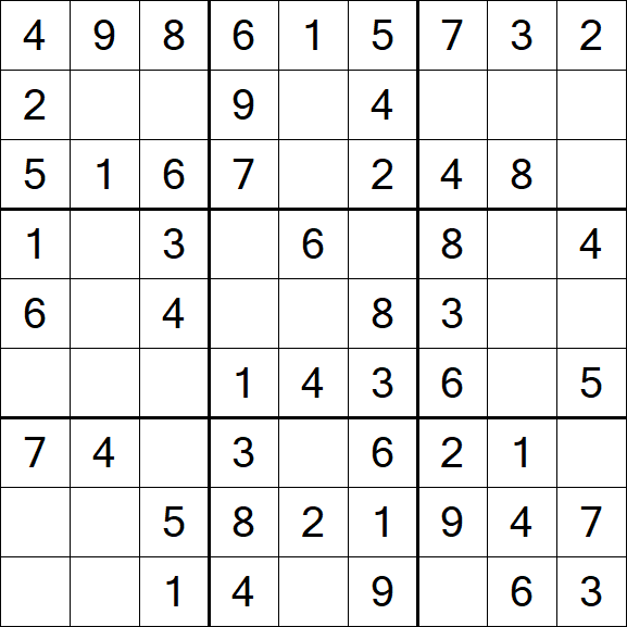 Sudoku - Einfach
