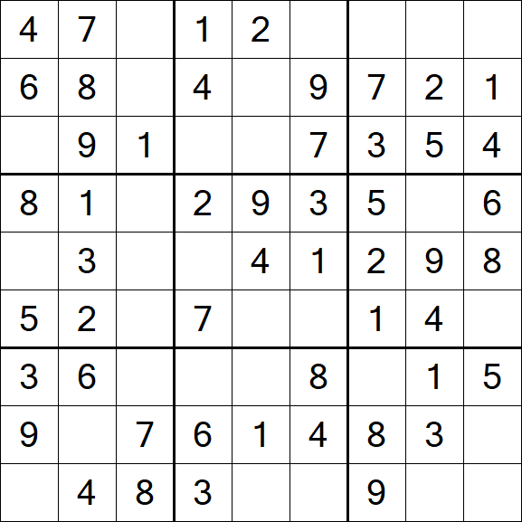 Sudoku - Einfach