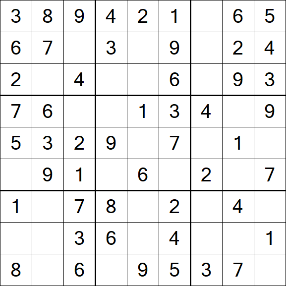 Sudoku - Einfach