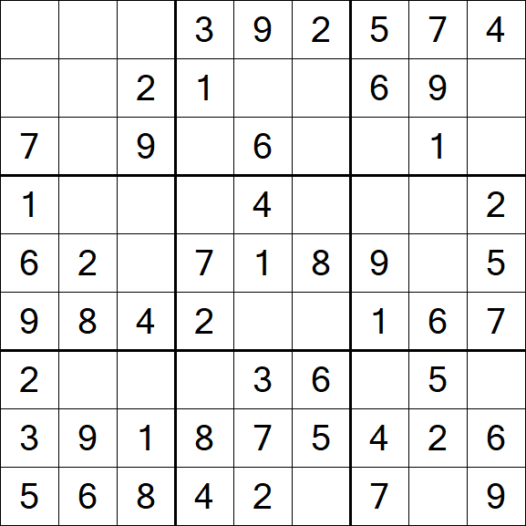 Sudoku - Einfach