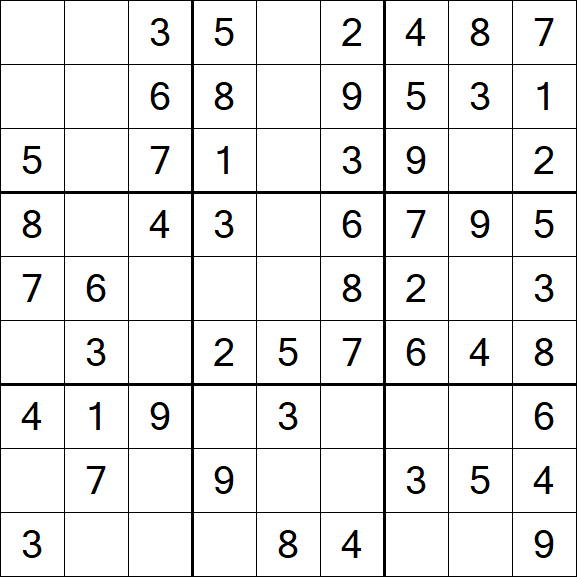 Sudoku - Easy