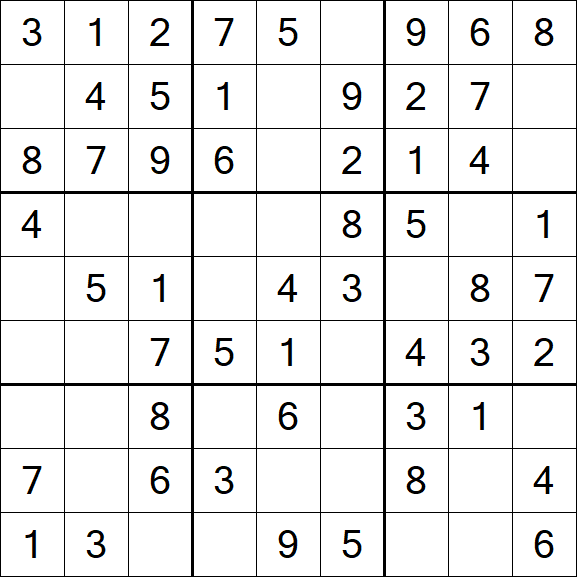 Sudoku - Einfach