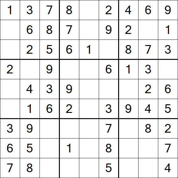Sudoku - Einfach