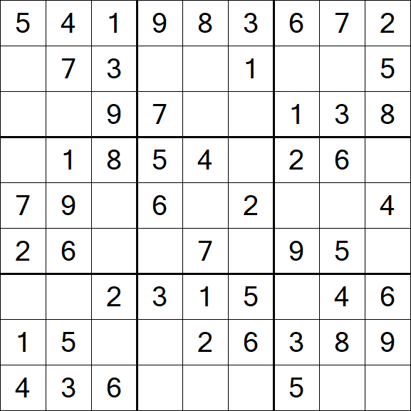 Sudoku - Einfach