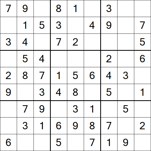 Sudoku - Einfach