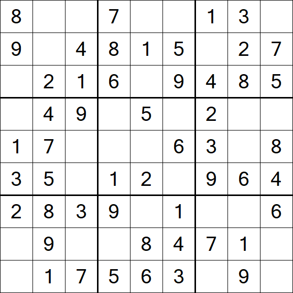 Sudoku - Einfach