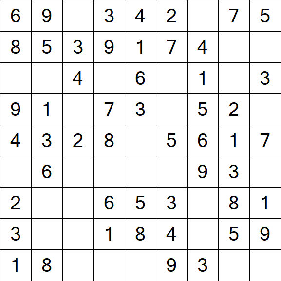 Sudoku - Einfach