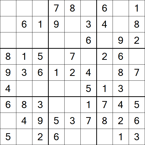 Sudoku - Einfach