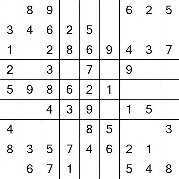 Sudoku - Einfach