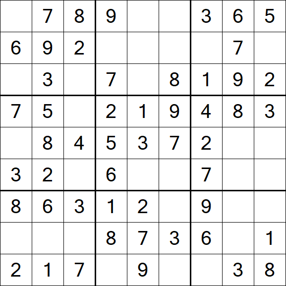 Sudoku - Einfach