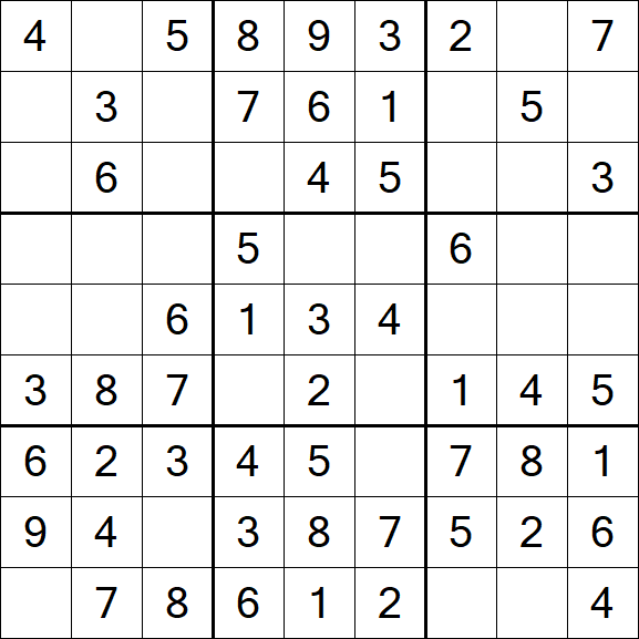Sudoku - Einfach