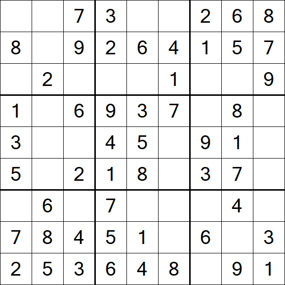 Sudoku - Einfach