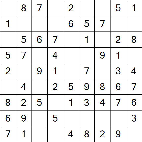 Sudoku - Einfach
