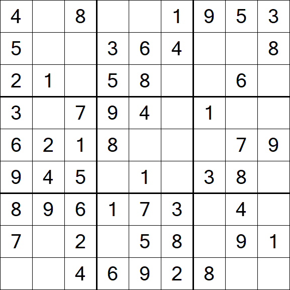 Sudoku - Einfach