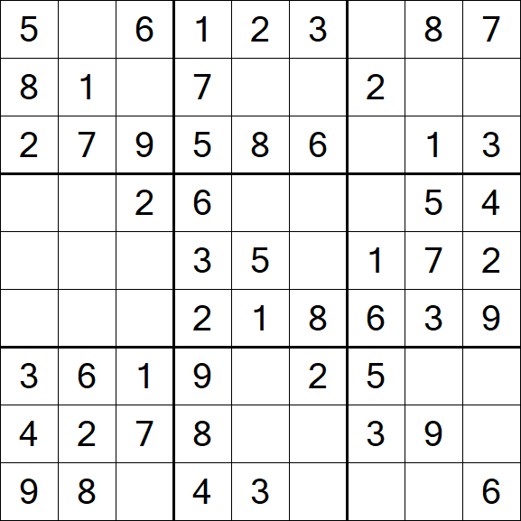 Sudoku - Einfach