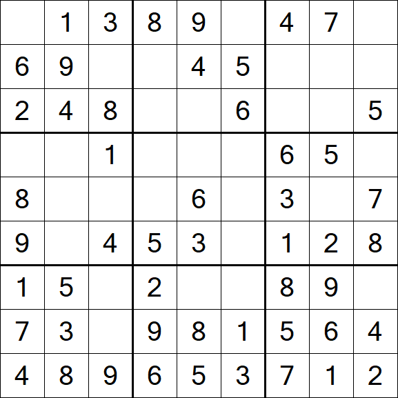 Sudoku - Einfach