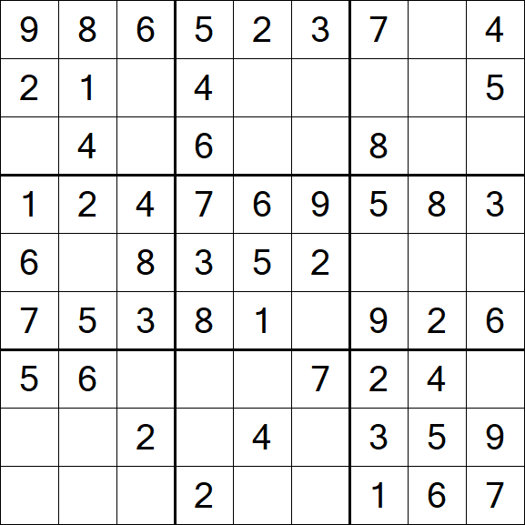 Sudoku - Einfach