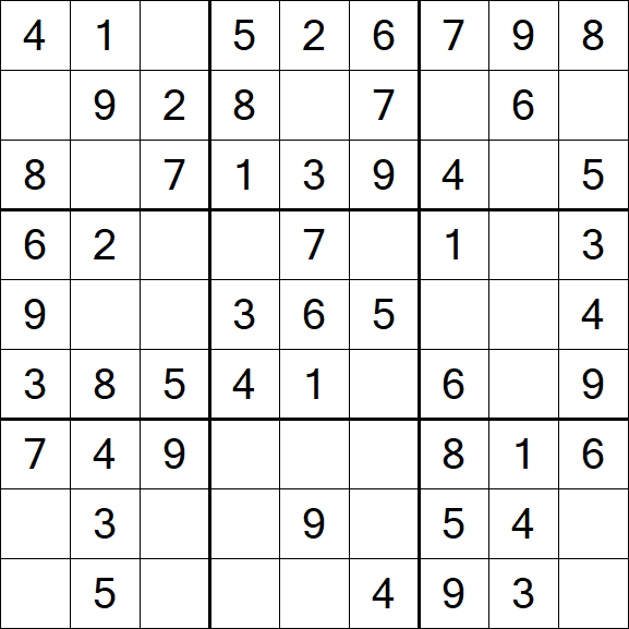 Sudoku - Einfach