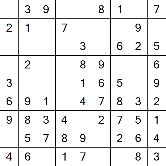 Sudoku - Einfach