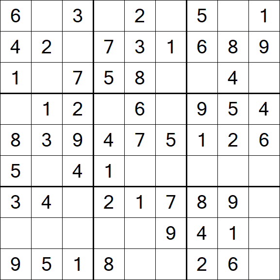 Sudoku - Einfach