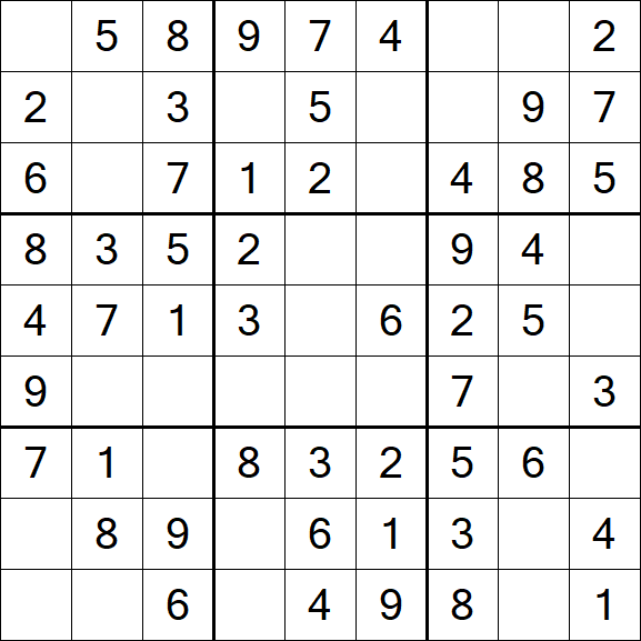 Sudoku - Einfach