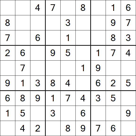 Sudoku - Einfach