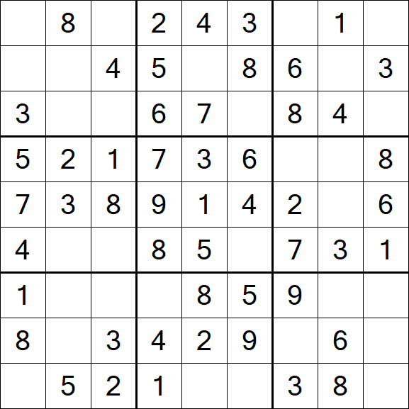 Sudoku - Einfach