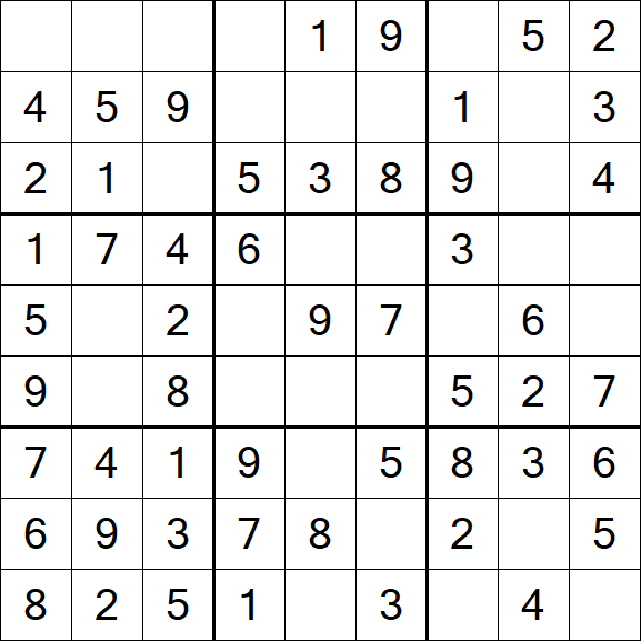 Sudoku - Einfach