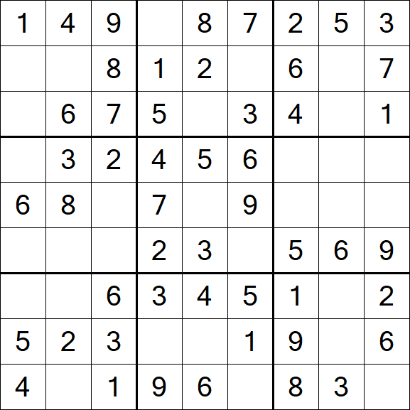 Sudoku - Einfach