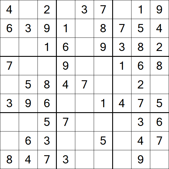 Sudoku - Einfach