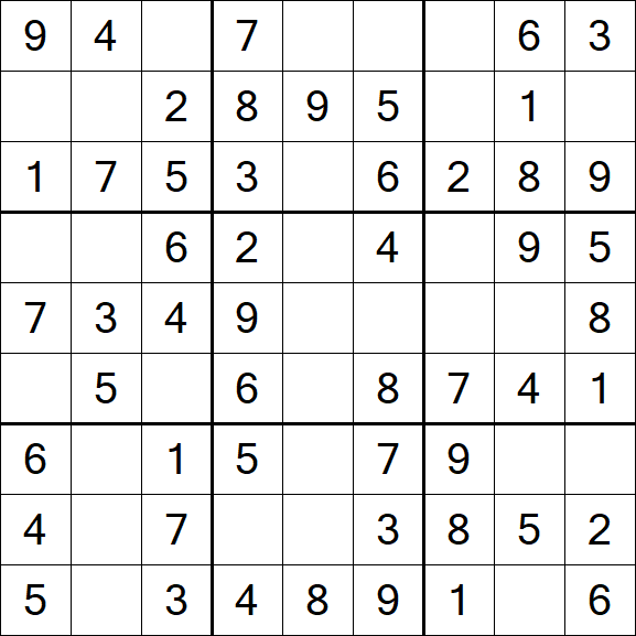 Sudoku - Einfach