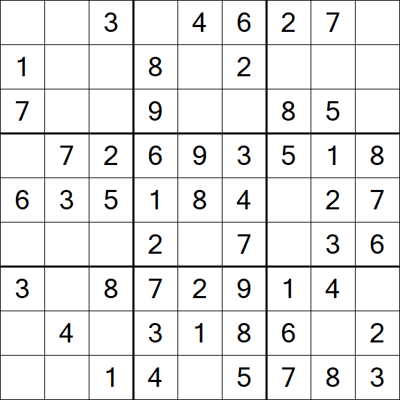 Sudoku - Einfach