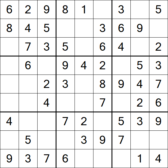 Sudoku - Einfach