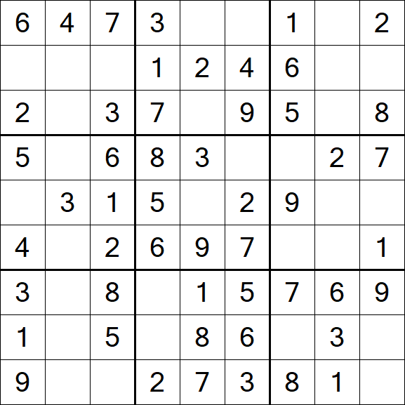 Sudoku - Einfach